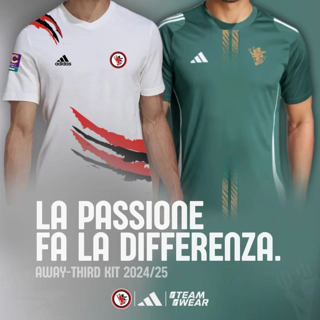 Immagine in evidenza: Away e Third Kit del Foggia 2024/25 - crediti foto: pagina ufficiale Facebook Calcio Foggia 1920