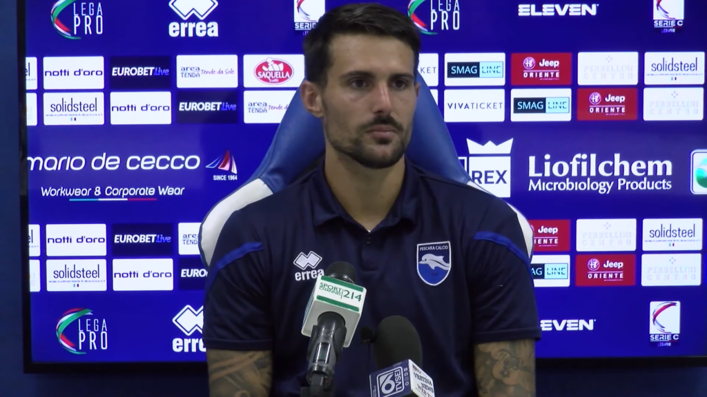 Immagine in evidenza: Facundo Lescano - crediti foto: Pescara Calcio Official Web TV su YouTube (frame da video)