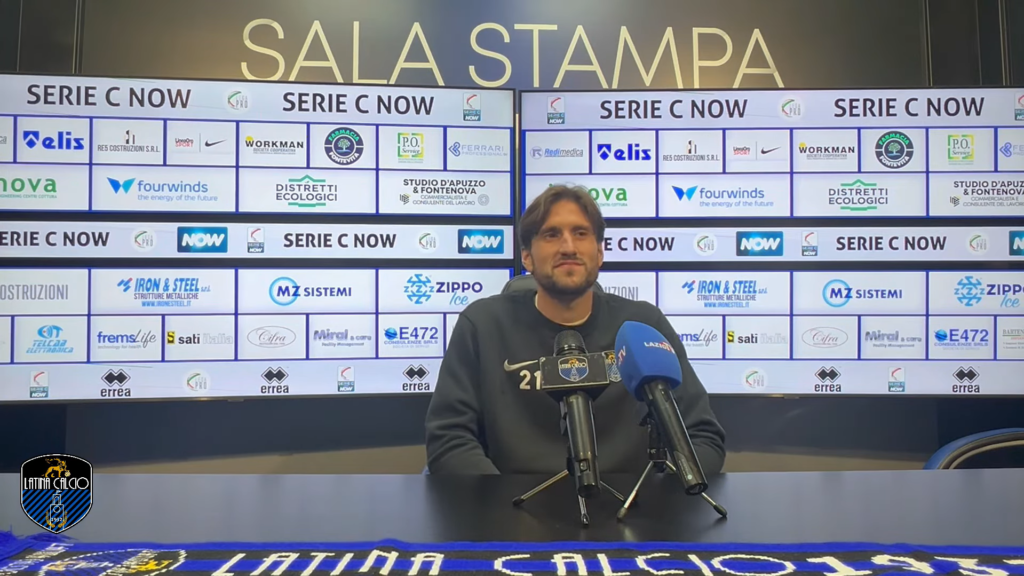 Immagine in evidenza: Davide Mazzocco - crediti foto: canale ufficiale YouTube Latina Calcio (frame da video)