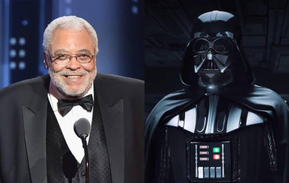 Morte di James Earl Jones, cosa succederà adesso alla voce di Darth Vader? - James Earl Jones e Darth Vader
