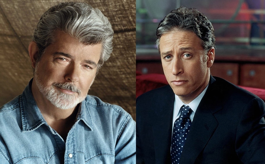 George Lucas e Jon Stewart