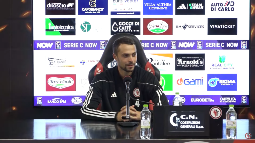 Immagine in evidenza: Gian Filippo Felicioli - crediti foto: canale ufficiale YouTube Calcio Foggia 1920 (frame da video)