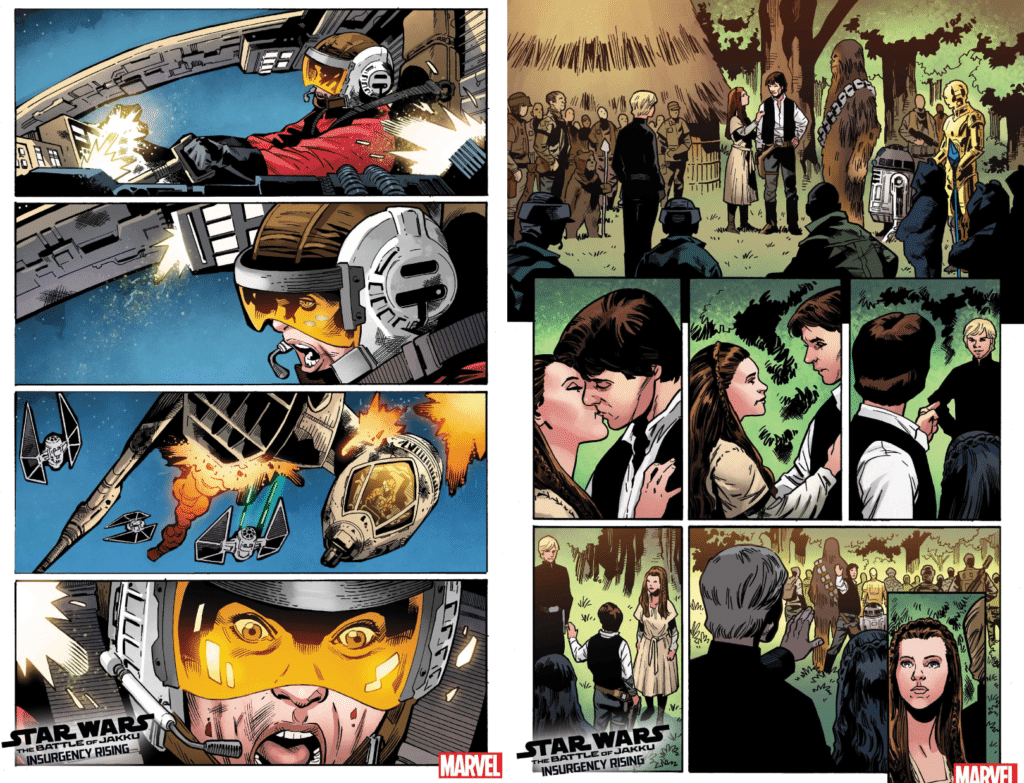 Due tavole di anteprima della nuova serie a fumetti