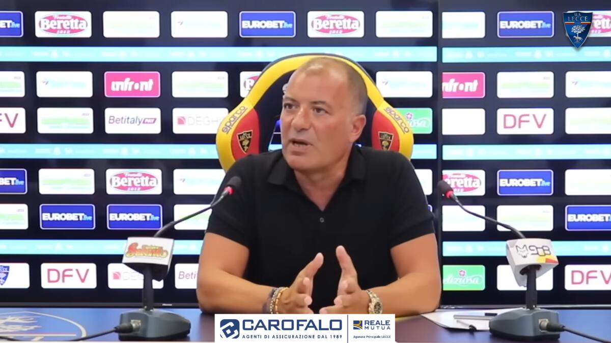 Sticchi Damiani: "Abbraccio forte le famiglie delle vittime" - Immagine in evidenza: Saverio Sticchi Damiani - crediti foto: canale ufficiale YouTube Lecce Calcio (frame da video)