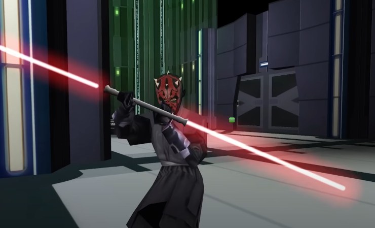 Darth Maul nel trailer della remaster (Aspyr Media youtube foto) - www.insolenzadir2d2.it