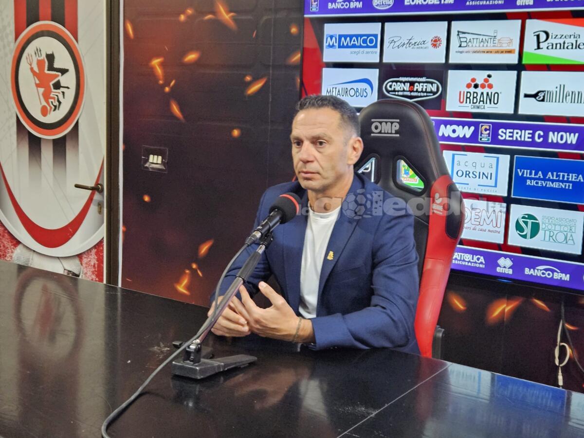 Foggia, Zauri: "Volevamo vincere. Su Emmausso e Murano..." - Immagine in evidenza: mister Luciano Zauri - crediti: foto di Mario Mescia/lagoleada.it (RIPRODUZIONE VIETATA)
