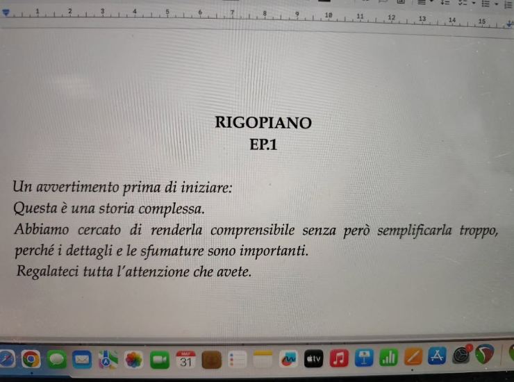 Post Instagram riguardo all'omonimo podcast (Instagram, Pablo Trincia FOTO) - www.notiziesecche.it