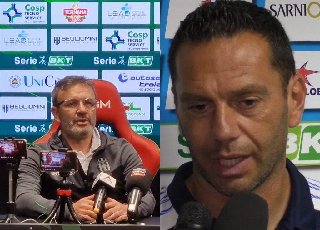 Immagine in evidenza: Luca Leone e Luciano Zauri - crediti foto: canali ufficiali YouTube Ternana Calcio e Pescara Calcio (frame da video)