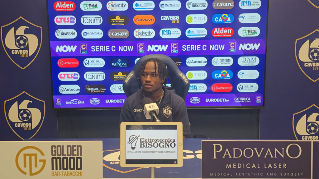 Immagine in evidenza: Adama Ibrahim Diarrassouba - crediti foto: canale ufficiale YouTube Cavese Calcio (frame da video)