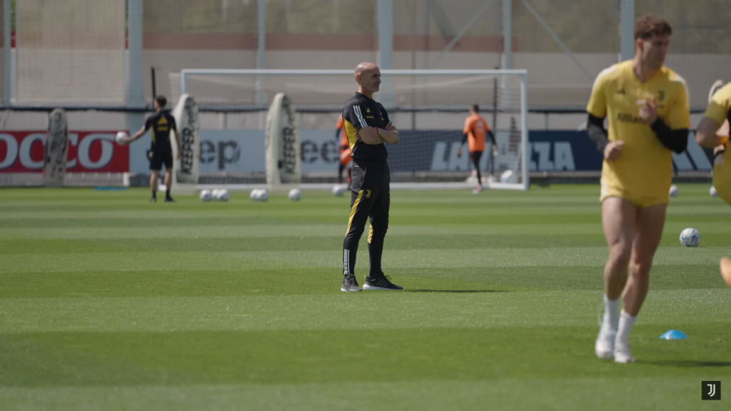 Immagine in evidenza: mister Paolo Montero - crediti foto: canale ufficiale YouTube Juventus (frame da video)