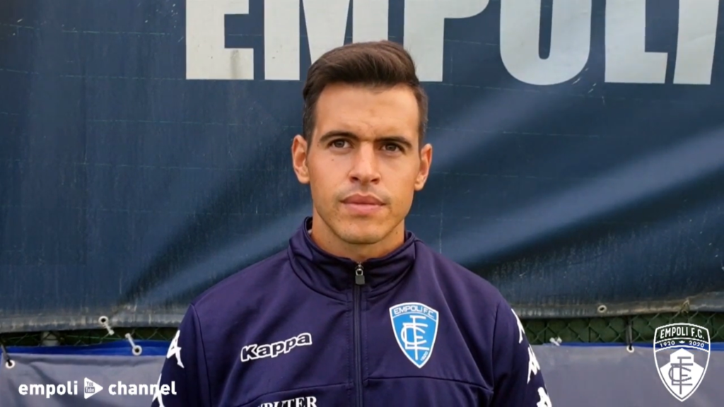 Immagine in evidenza: mister Francesco Spanò - crediti foto: canale ufficiale YouTube Empoli Calcio (frame da video)