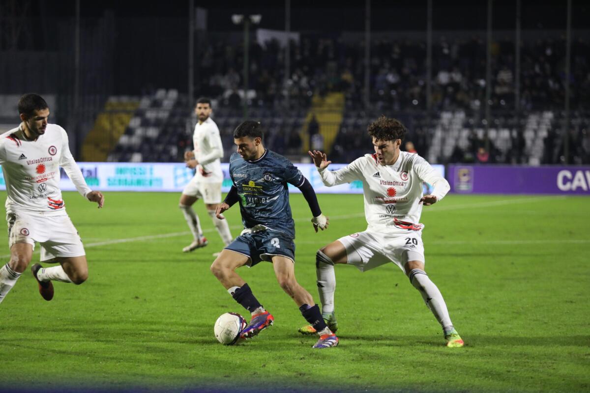 Giudice sportivo, le società multate per la 18a giornata - Immagine in evidenza: uno scatto di Cavese-Foggia (Serie C - girone C 2024/25) - crediti: foto di Calcio Foggia 1920/Federico Antonellis