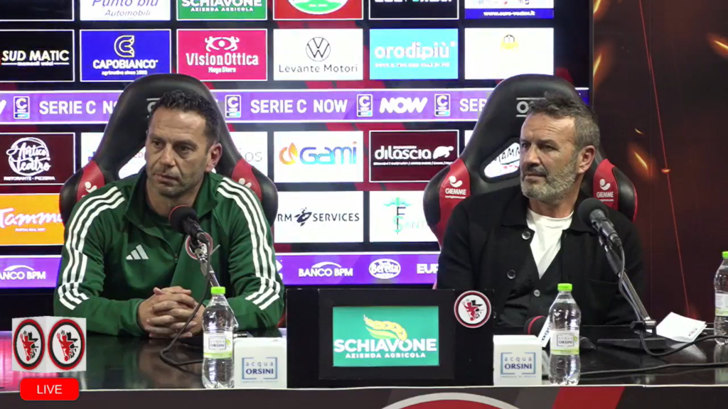 Immagine in evidenza: Luca Leone e Luciano Zauri - crediti foto: pagina ufficiale Facebook Calcio Foggia 1920 (frame da video)