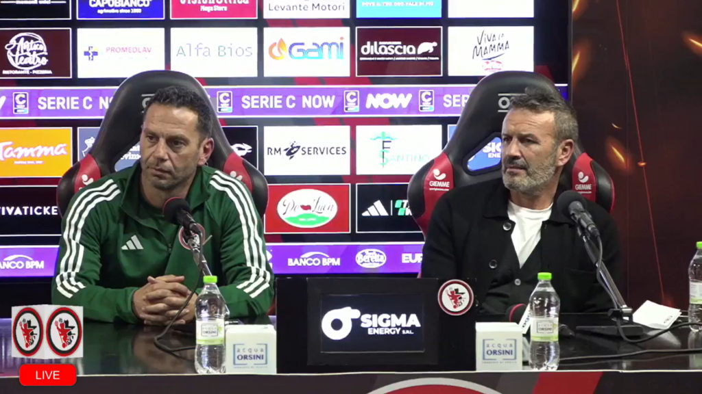 Immagine in evidenza: Luca Leone e Luciano Zauri - crediti foto: pagina ufficiale Facebook Calcio Foggia 1920 (frame da video)