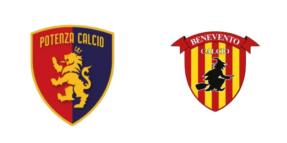 Potenza-Benevento rinviata per neve: ecco quando si recupera - Immagine in evidenza: Potenza-Benevento - crediti foto (rispettivamente): pagine ufficiali Facebook delle due società