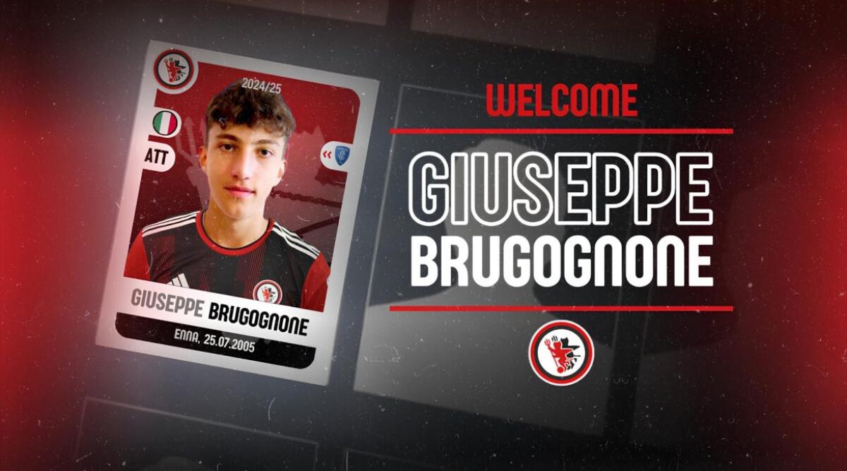 Foggia, UFFICIALE: il primo innesto è Brugognone. Ecco chi è - Immagine in evidenza: Giuseppe Brugognone - crediti foto: sito ufficiale Calcio Foggia 1920