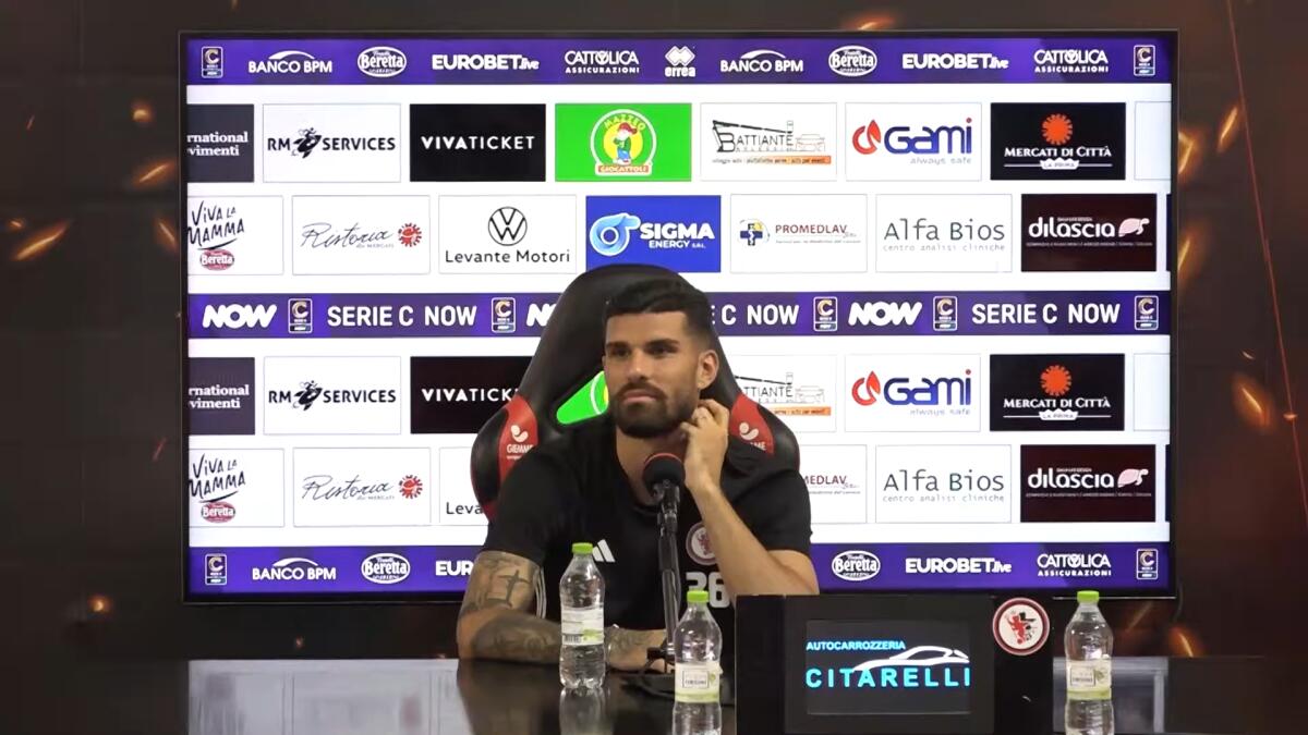 Calciomercato ex Foggia, UFFICIALE: Gargiulo va in B - Immagine in evidenza: Mario Gargiulo - crediti foto: canale ufficiale YouTube Calcio Foggia 1920 (frame da video)