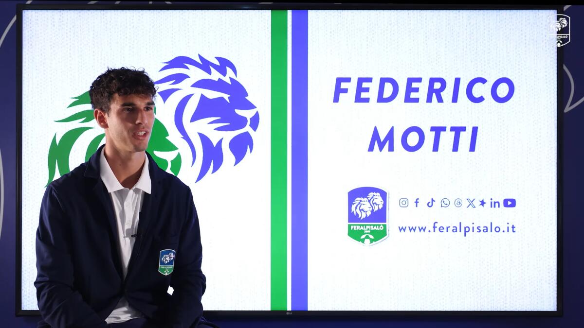 Calciomercato Foggia, doppia nuova idea Palella-Motti: ecco chi sono - Immagine in evidenza: Federico Motti - crediti foto: canale ufficiale YouTube Feralpisalò (frame da video)