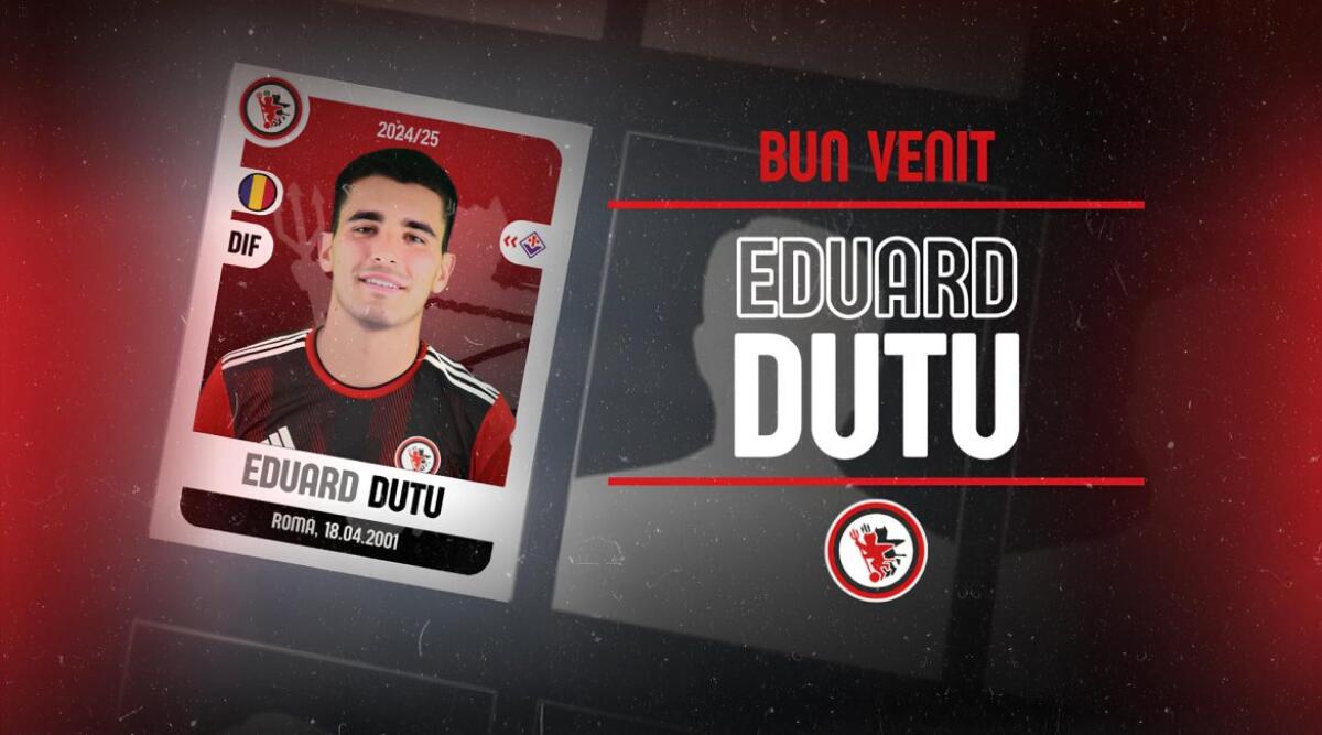 Calciomercato Foggia, UFFICIALE: per la difesa c'è Duțu - Immagine in evidenza: Eduard Dutu - crediti foto: sito ufficiale Calcio Foggia 1920