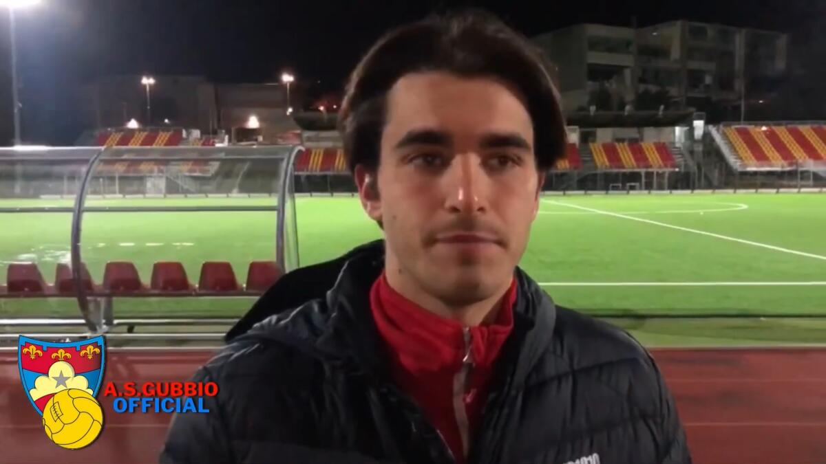 Foggia, Duțu sembra molto vicino: ecco chi è - Immagine in evidenza: Eduard Duțu - crediti foto: canale ufficiale YouTube Gubbio Calcio (frame da video)