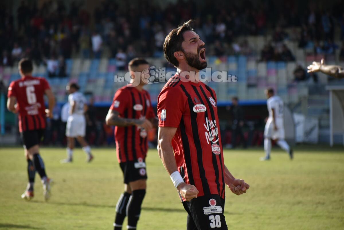 Calciomercato Serie C, le principali operazioni del 15 Gennaio - Immagine in evidenza: l'esultanza di Giuseppe Nicolao dopo il gol in Foggia-Fidelis Andria (Serie C - girone C 22/23) - crediti: foto di Luigia Spinelli (RIPRODUZIONE VIETATA)