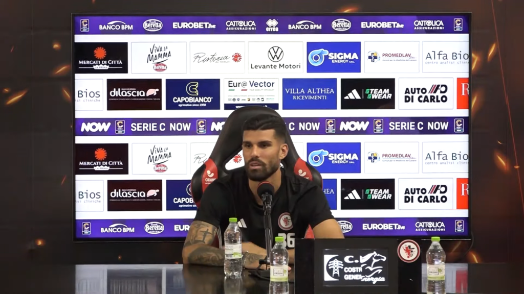 Immagine in evidenza: Mario Gargiulo - crediti foto: canale ufficiale YouTube Calcio Foggia 1920 (frame da video)