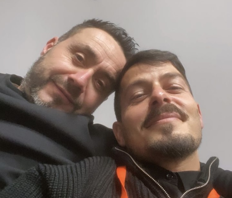 Il selfie di Sarno con De Zerbi, postato nelle storie Instagram dall’attaccante