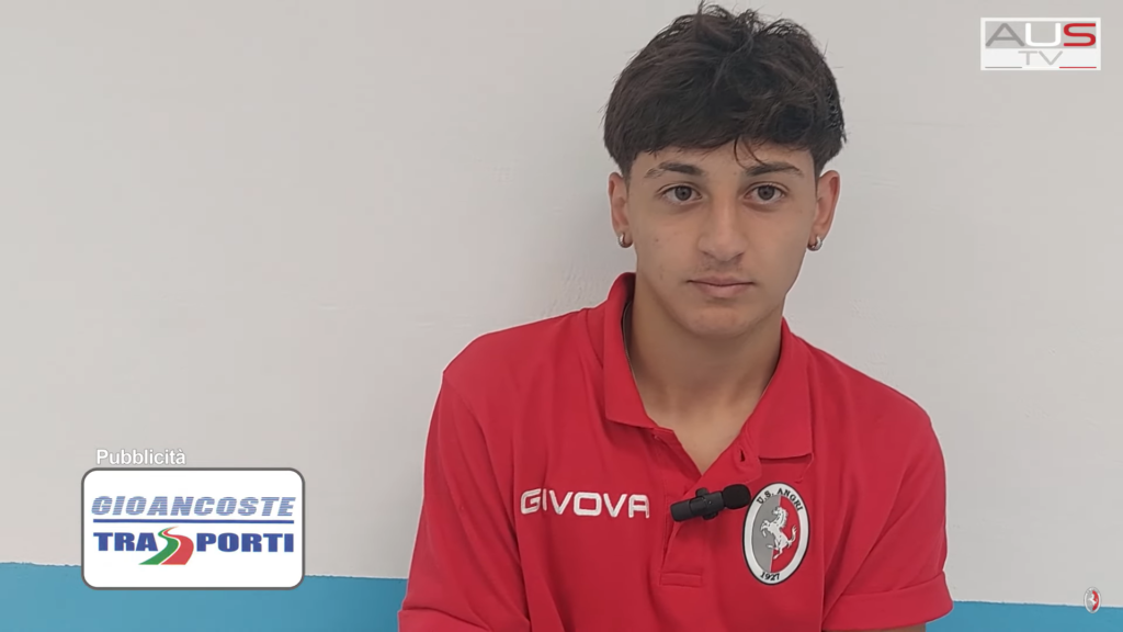 Immagine in evidenza: Simone Ascione - crediti foto: canale ufficiale YouTube Angri Calcio (frame da video)