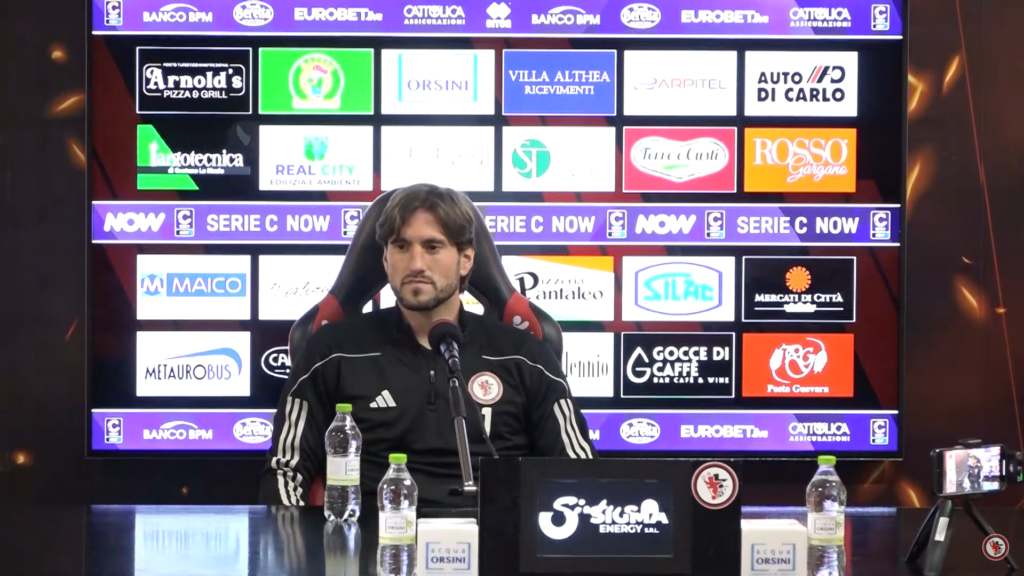 Immagine in evidenza: Davide Mazzocco - crediti foto: canale ufficiale YouTube Calcio Foggia 1920 (frame da video)