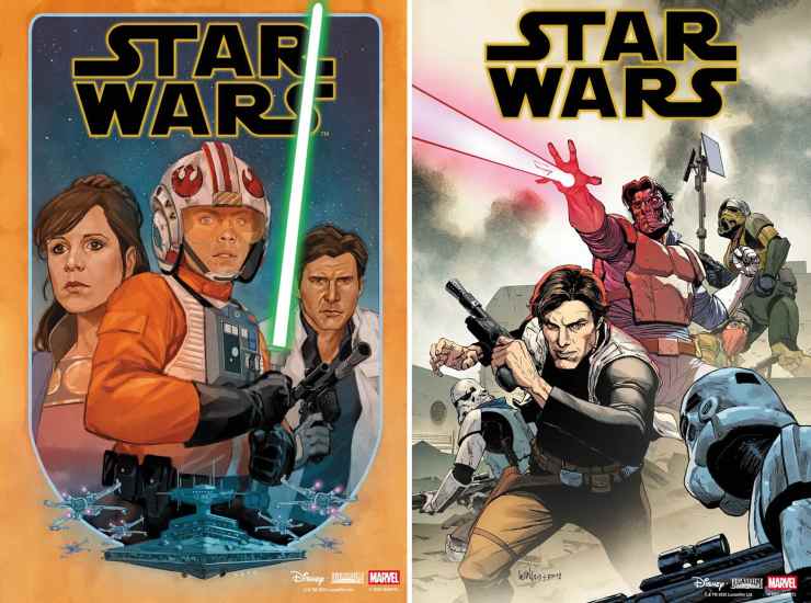 Cover e Variant Cover di Star Wars 2025 #1 (StarWars.com foto) - www.insolenzadir2d2.it