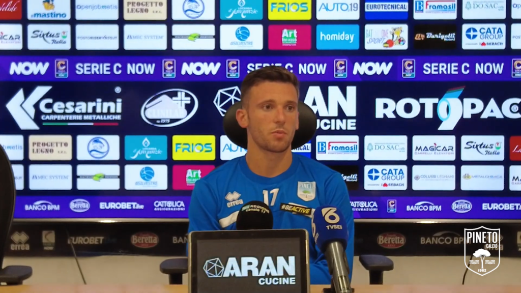 Immagine in evidenza: Giovanni Bruzzaniti - crediti foto: canale ufficiale YouTube Pineto Calcio (frame da video)