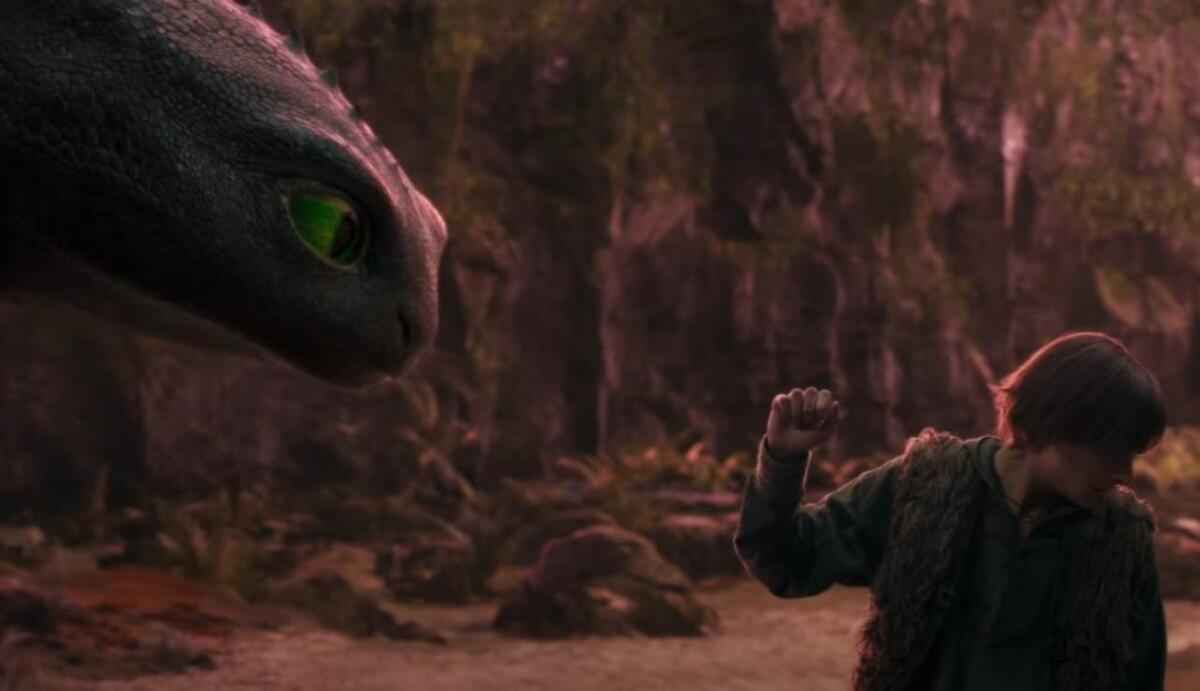 E' arrivato il trailer italiano di Dragon Trainer - Scena dal trailer (Universal Pictures International Italy - youtube screenshot) - www.notiziesecche.it