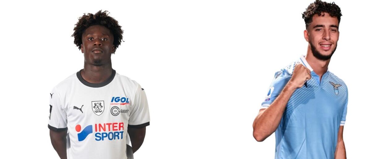 Calciomercato Foggia, Kiyine-Touho: verso il doppio sì - Immagine in evidenza: Mathis Touho (crediti: Amiens) e Sofian Kiyine (crediti: SS Lazio)