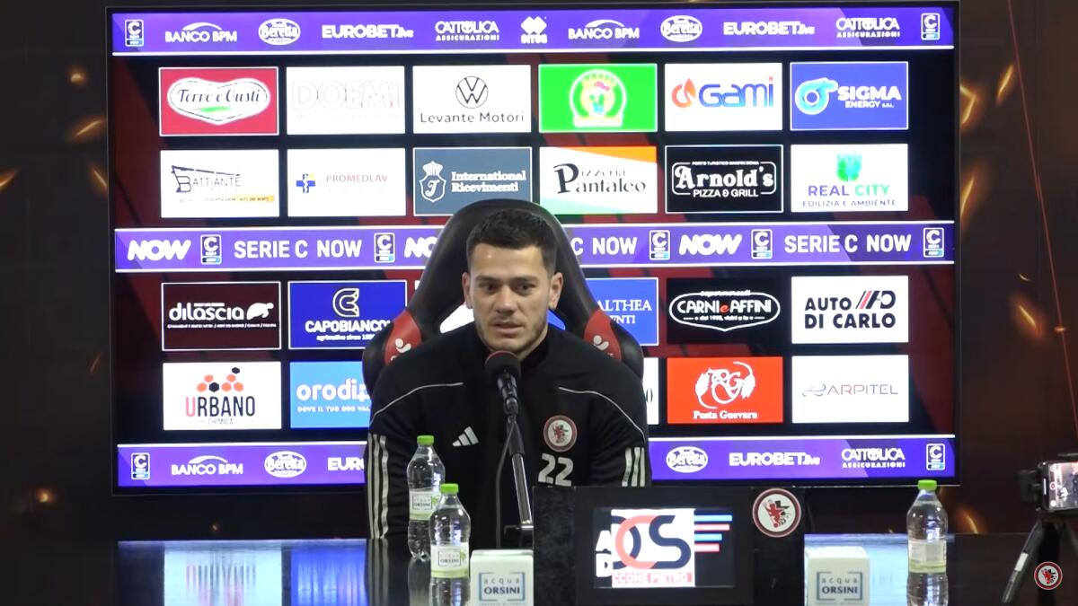 Foggia, De Lucia: "Mai pensato di andare via. Col Potenza..." - Immagine in evidenza: Victor De Lucia - crediti foto: canale ufficiale YouTube Calcio Foggia 1920 (frame da video)
