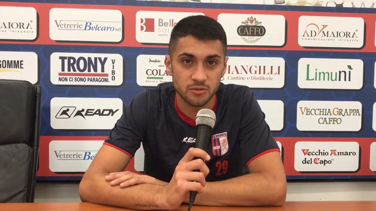 Calciomercato Foggia: Tumbarello piace, ma la Lucchese... - Immagine in evidenza: Giorgio Tumbarello - crediti foto: canale ufficiale YouTube Vibonese Calcio (frame da video)