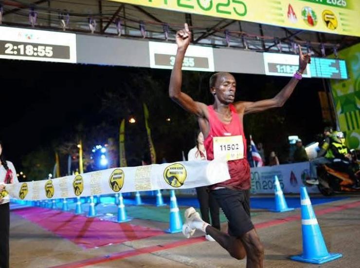 Barnabas Kiplimo trionfa a Khon Kaen (Khon Kaen International Marathon foto) - www.notiziesecche.it