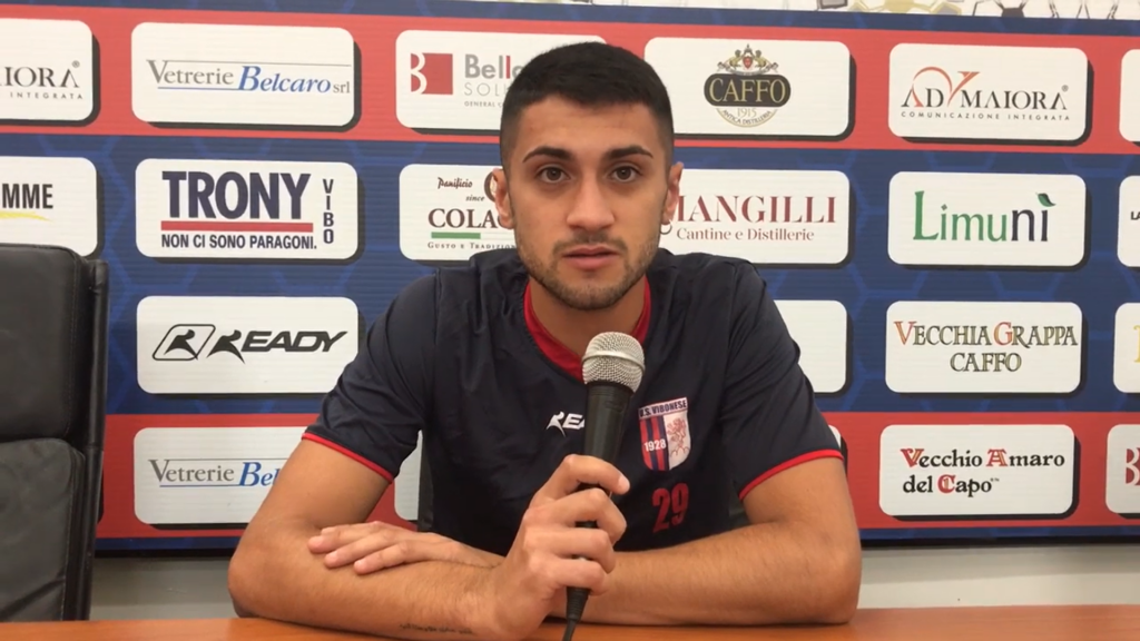 Immagine in evidenza: Giorgio Tumbarello - crediti foto: canale ufficiale YouTube Vibonese Calcio (frame da video)