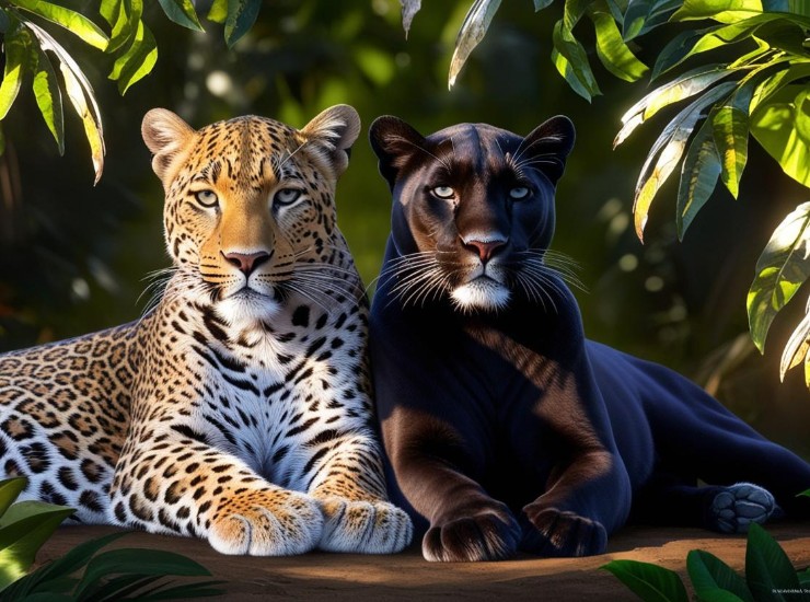 Leopardo e Pantera (Canva Foto) - www.qrios.it