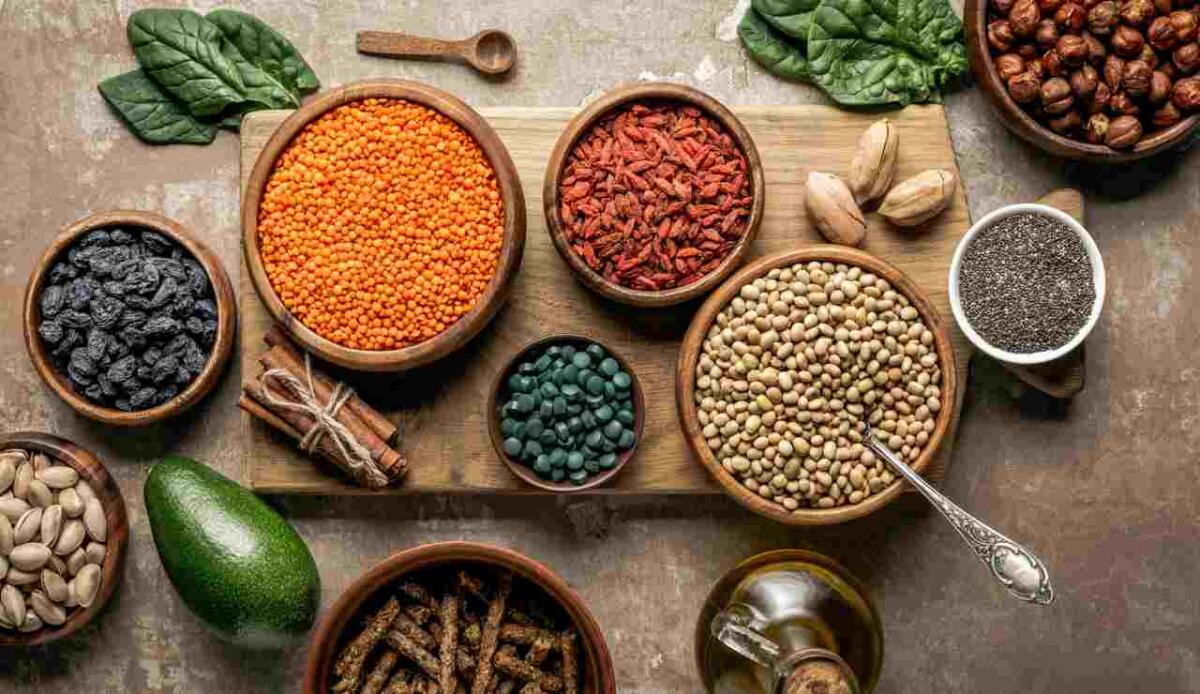 Ferro senza carne? Ecco alcuni alimenti che ne sono ricchi - Fare il pieno di ferro, ecco come (DepositPhotos) - NotizieSecche