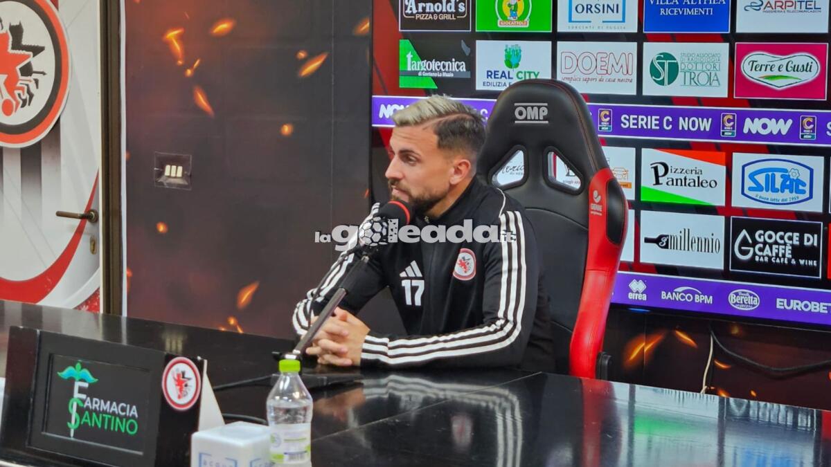 Foggia, Tascone: "Oggi bisognava vincere. Mercoledì sfiderò mio fratello, lui è..." - Immagine in evidenza: Simone Tascone - crediti: foto di Mario Mescia/lagoleada.it (RIPRODUZIONE VIETATA)