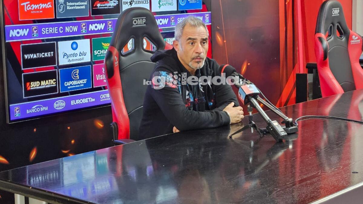 Catania, Toscano: "Foggia in salute. Abbiamo cercato la vittoria" - Immagine in evidenza: mister Domenico Toscano - crediti: foto di Mario Mescia/lagoleada.it (RIPRODUZIONE VIETATA)