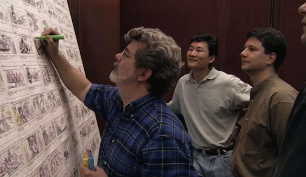 "Light & Magic": la seconda stagione debutterà presto su Disney Plus - George Lucas in una foto rilasciata per Light & Magic 2 (Collider foto) - www.insolenzadir2d2.it