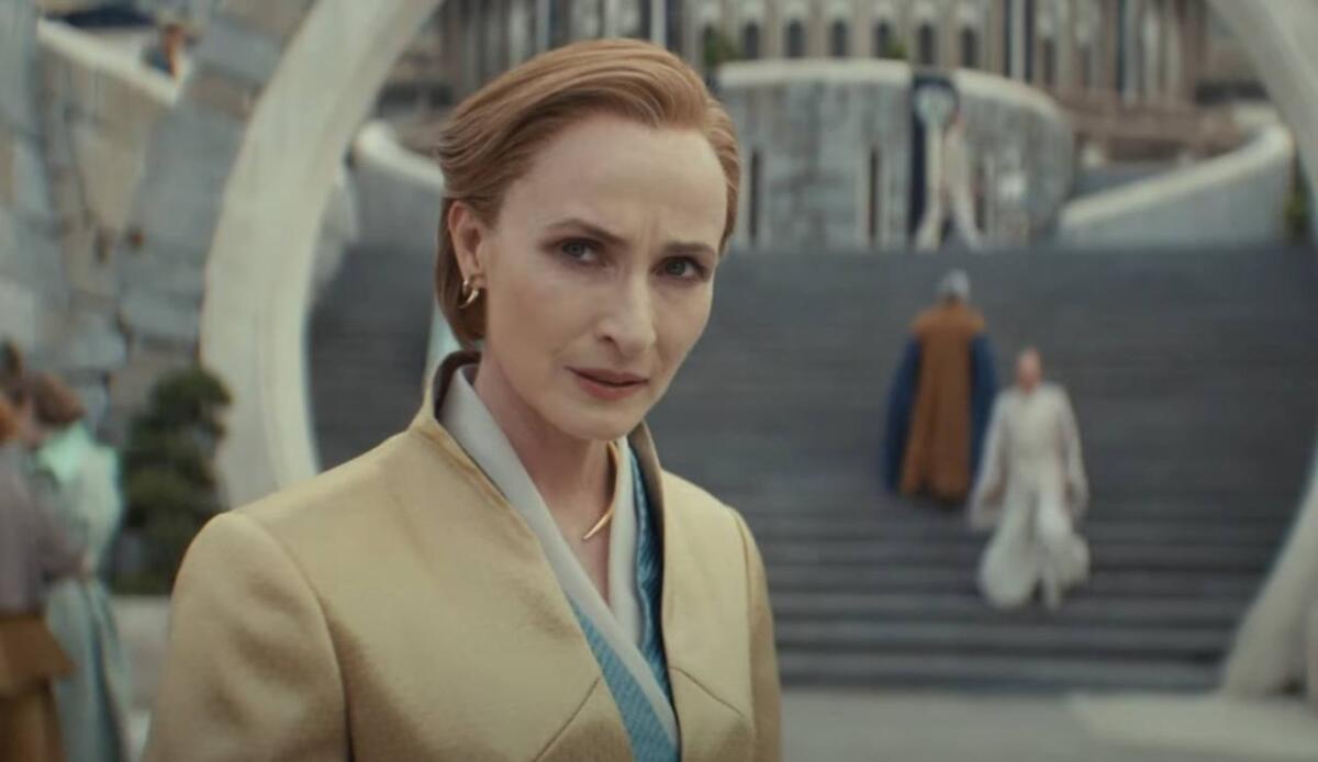 Andor 2: pubblicato un nuovo special look con tantissime scene inedite! - Mon Mothma in Andor 2 (Star Wars - youtube screenshot)  - www.insolenzadir2d2.it