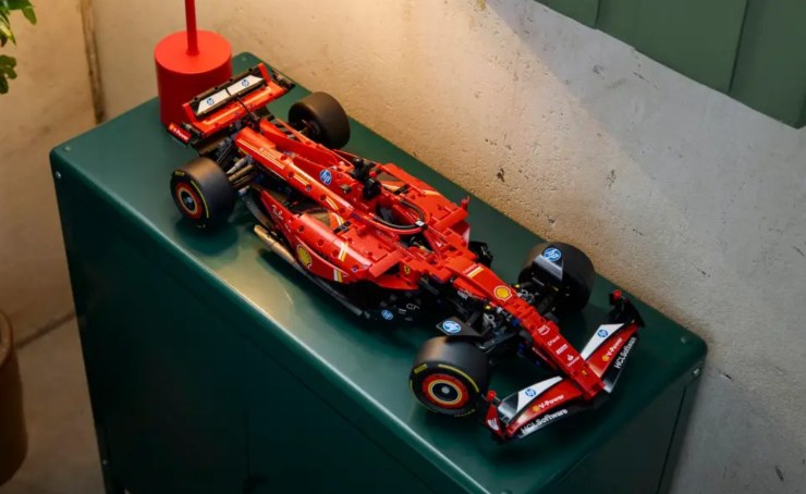 Il bellissimo set in esposizione (LEGO foto) - www.notiziesecche.it
