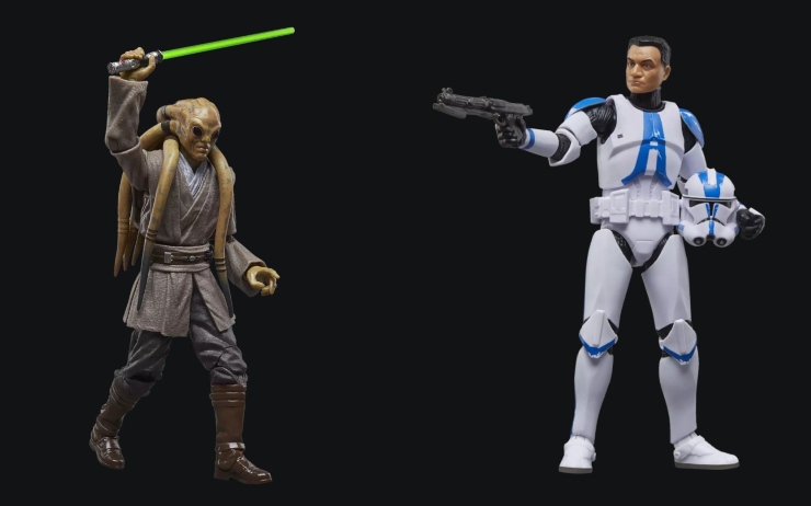 Le due action figure (Hasbro Pulse foto) - www.insolenzadir2d2.it