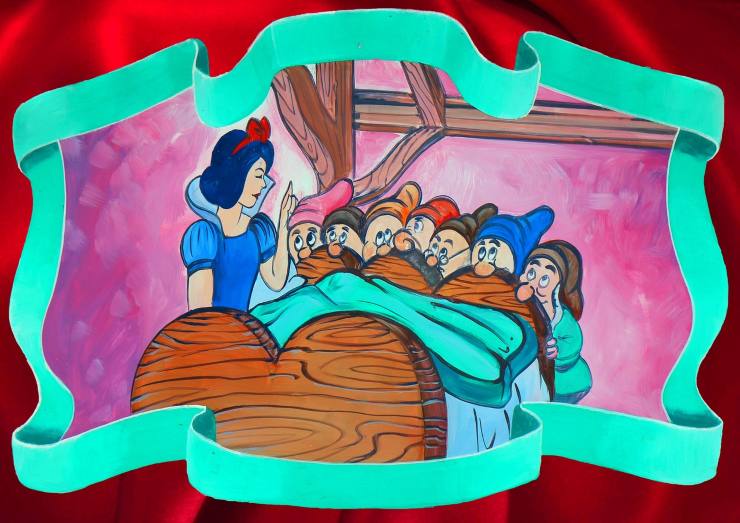 Illustrazione artistica di Biancaneve e i 7 nani (Pixabay FOTO) - www.notiziesecche.it