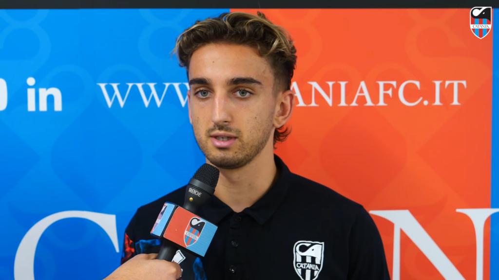 Immagine in evidenza: Matteo Stoppa - crediti foto: canale ufficiale YouTube Catania Calcio (frame da video)
