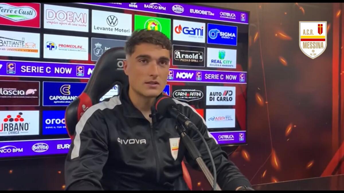Messina, Garofalo: "L'anno a Foggia il più bello della mia carriera" - Immagine in evidenza: Vincenzo Garofalo - crediti foto: pagina ufficiale Facebook ACR Messina (frame da video)
