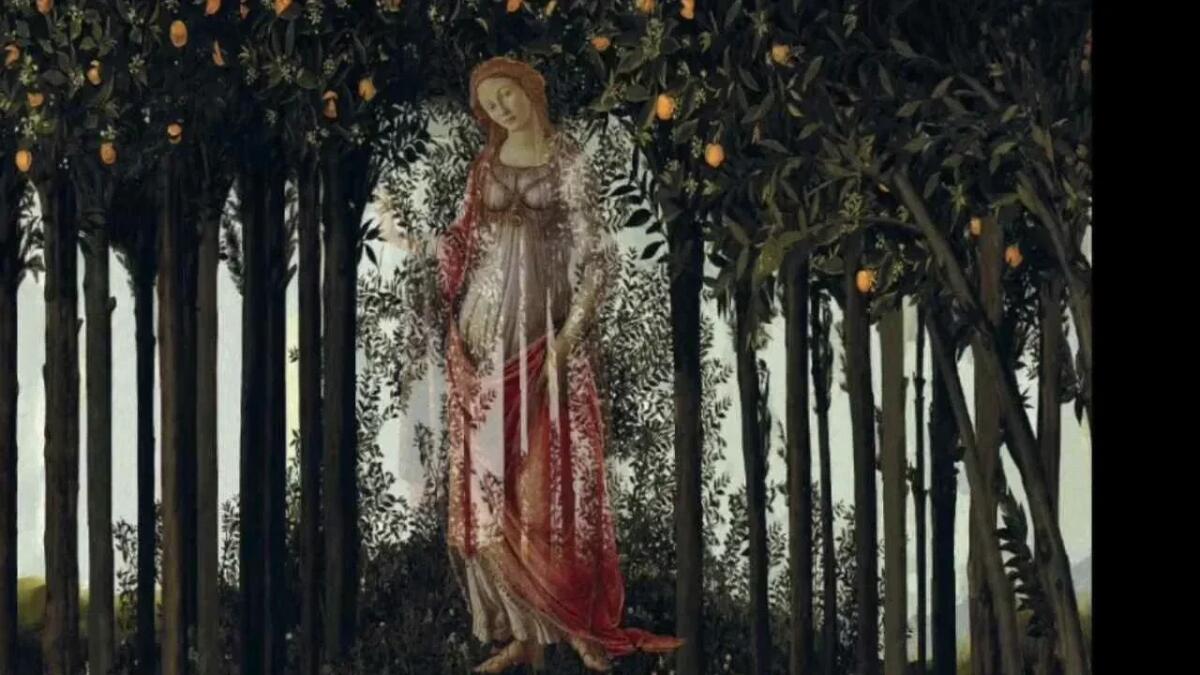 La Primavera di Botticelli: un capolavoro tra arte e botanica - La Primavera di Botticelli, misteri e dettagli (YouTube Foto) - www.qrios.it