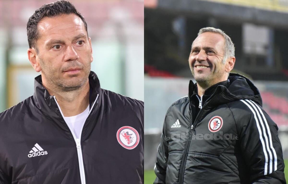 Virtus Entella in Serie B, il messaggio di Zauri per l'amico Gallo - Immagine in evidenza: Luciano Zauri e Fabio Gallo - crediti foto (rispettivamente): Federico Antonellis/Calcio Foggia 1920 (sx) e Luigia Spinelli/lagoleada.it (dx)